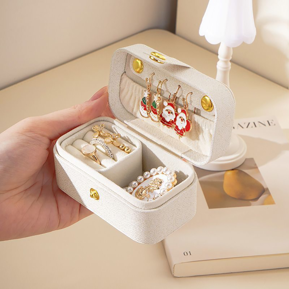 Travel Accessories Bd - صندوق مجوهرات محمول صغير، علبة تخزين