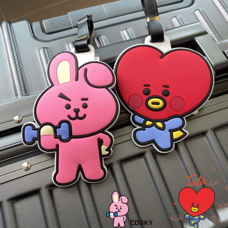 It Travel Accessories - سلسلة مفاتيح كرتونية لطيفة من BT21،