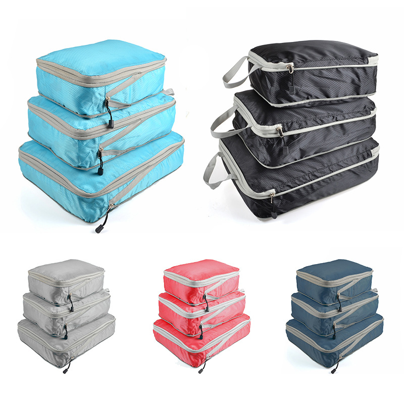 Travel Accessories Organiser - مكعبات تعبئة قابلة للضغط وقابلة للطي،