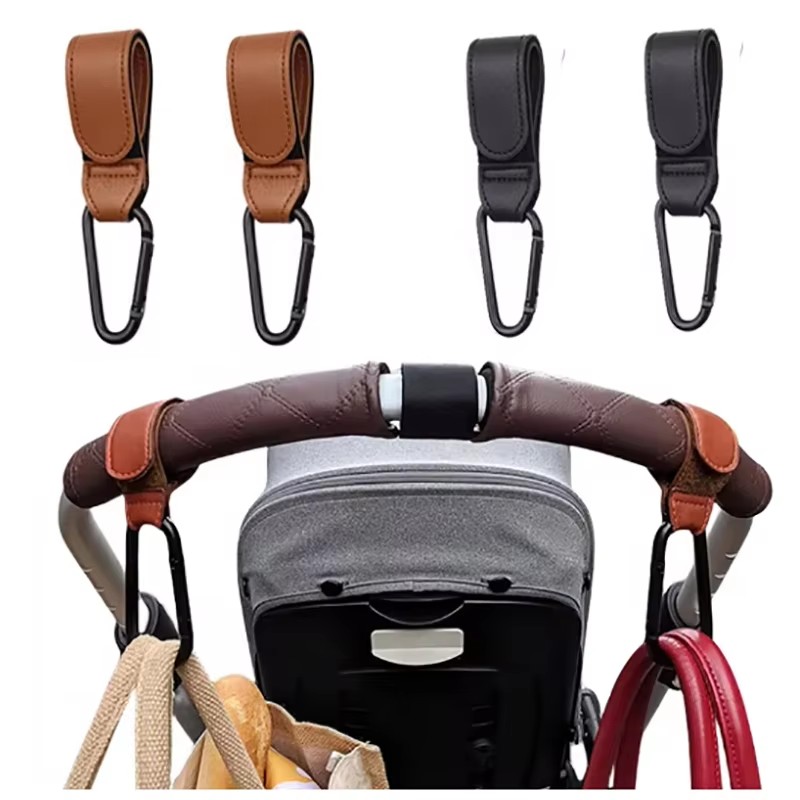 Travel Accessories For 6 Year Old - خطاف عربة أطفال عصري من الجلد