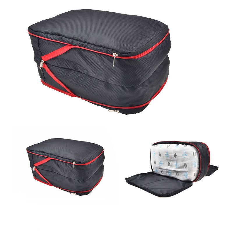 مكعبات تعبئة ضغط السفر مع حقيب - مراجعة Travel Accessories Organiser وسعره
