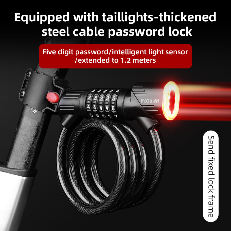 قفل دراجة فولاذي بكابل 1.2 متر - مراجعة Cable Lock Combination وسعره