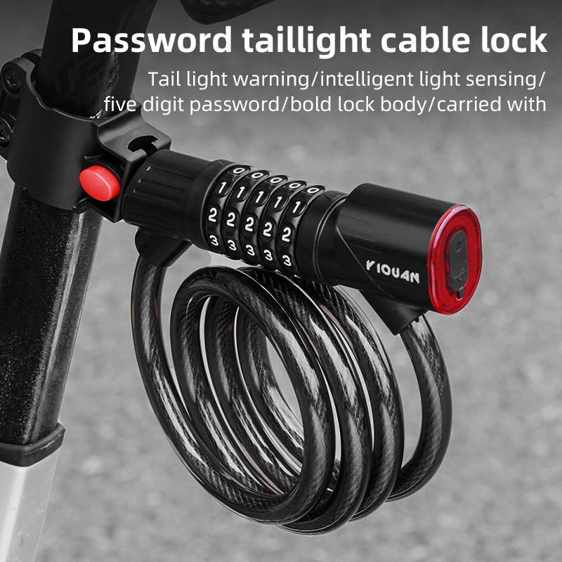 قفل دراجة فولاذي بكابل 1.2 متر - مراجعة Cable Lock Combination وسعره
