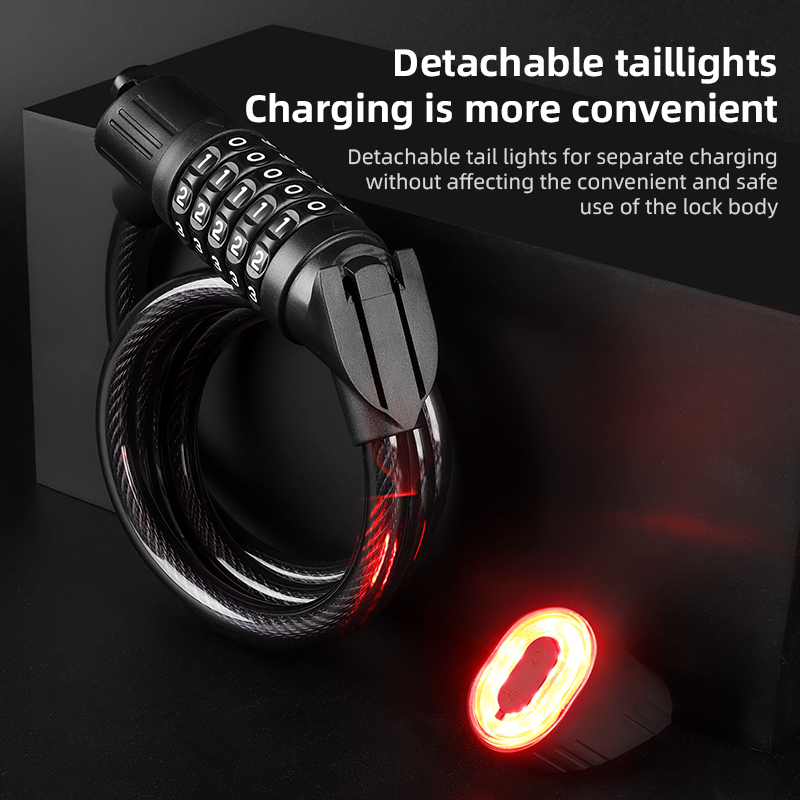 قفل دراجة فولاذي بكابل 1.2 متر - مراجعة Cable Lock Combination وسعره