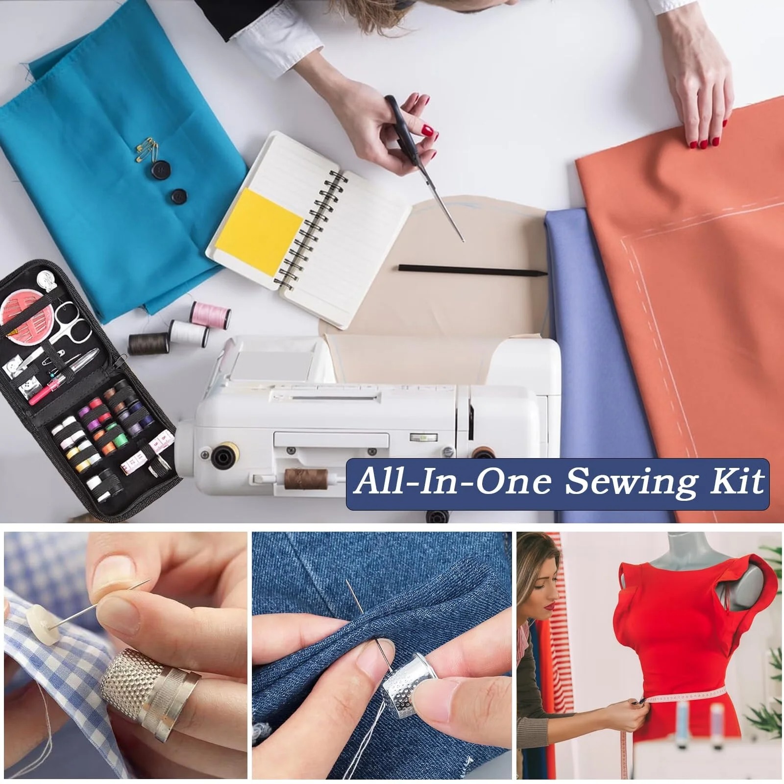 طقم خياطة للسفر، 59 قطعة، طقم  - مراجعة Travel Accessories To Sew وسعره