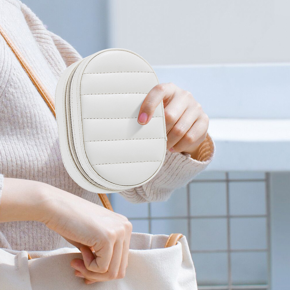 صندوق تخزين مجوهرات بيضاوي محم - مراجعة Travel Accessories Bd وسعره