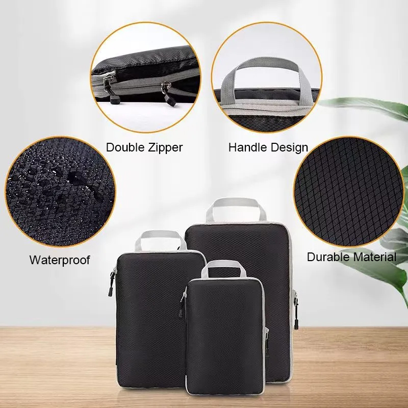 حقيبة تخزين قابلة للضغط للسفر، - مراجعة Travel Accessories Organiser وسعره