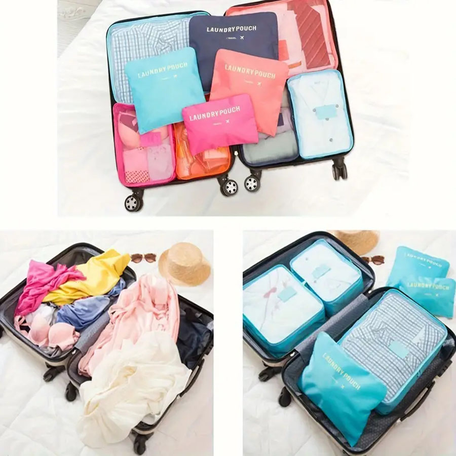 6 قطعة أكياس تخزين منظم السفر  - مراجعة Travel Accessories Organiser وسعره