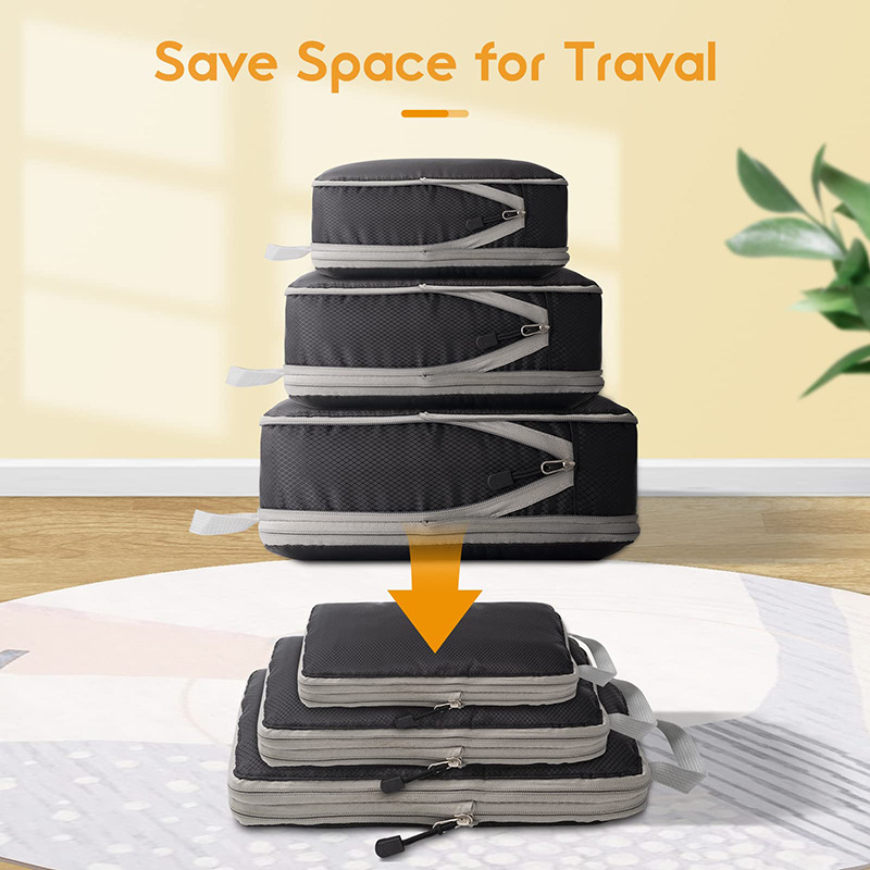 السفر مضغوط التعبئة مكعبات طوي - مراجعة Travel Accessories Organiser وسعره