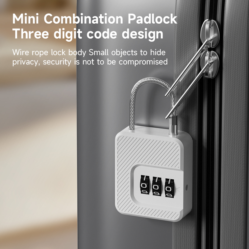 قفل أمان صغير بثلاثة أرقام مع  - مراجعة Cable Lock Combination وسعره