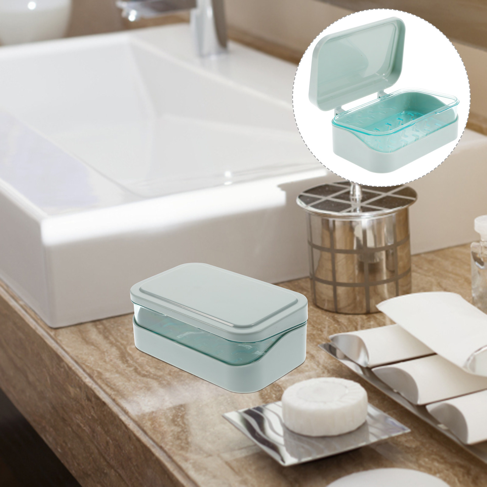 حاوية منظّم للصابون للاستحمام، - مراجعة Travel Accessories Organiser وسعره