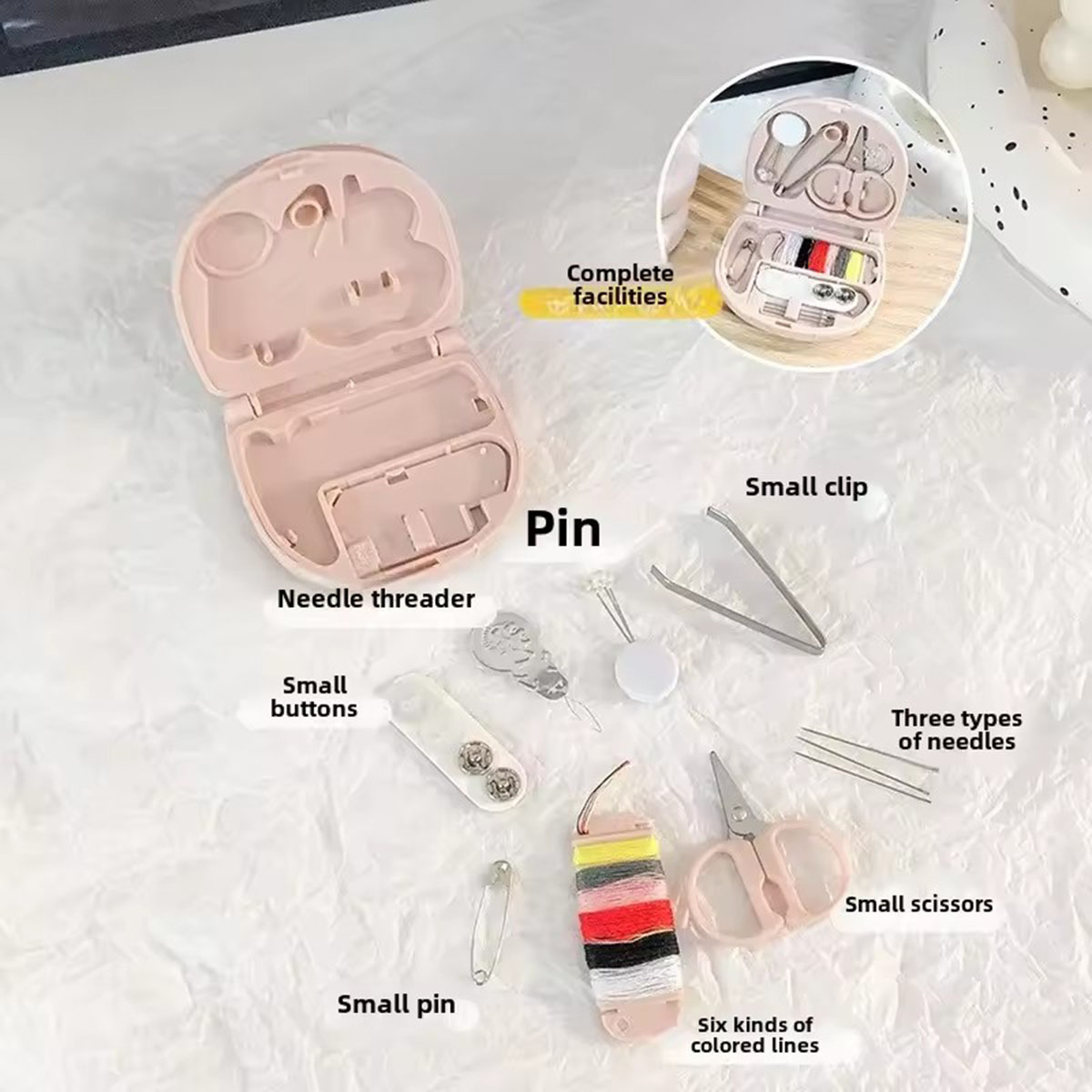 مجموعات ماكينة الخياطة اليدوية - مراجعة Travel Accessories To Sew وسعره