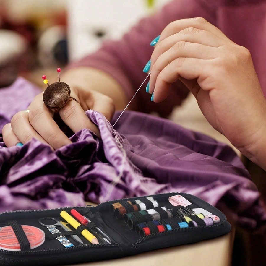طقم خياطة محمول قطعة واحدة، حق - مراجعة Travel Accessories To Sew وسعره