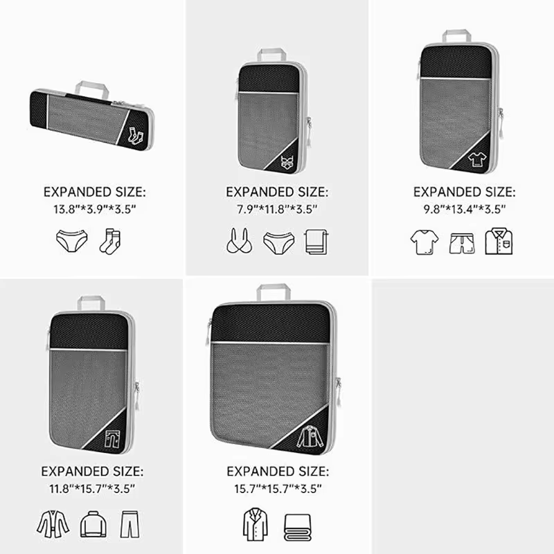 مجموعة من 5 قطع من مكعبات التع - مراجعة Travel Accessories Organiser وسعره