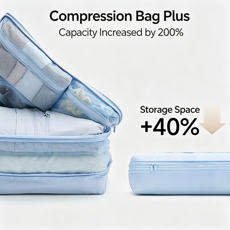 حقائب تنظيم الأمتعة المضغوطة 5 - مراجعة Travel Accessories Organiser وسعره