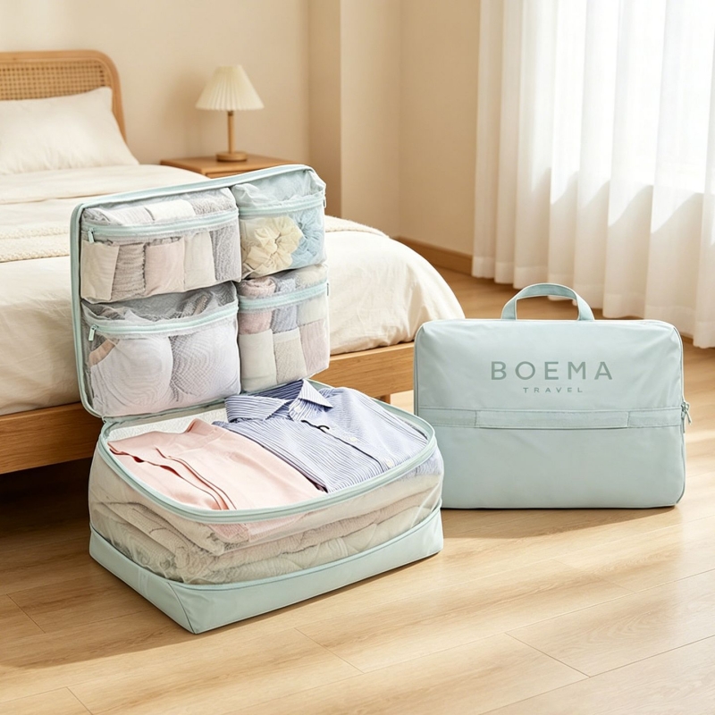 حقائب تنظيم الأمتعة المضغوطة 5 - مراجعة Travel Accessories Organiser وسعره